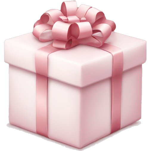 Light pink Christmas gifts under a white Christmas tree