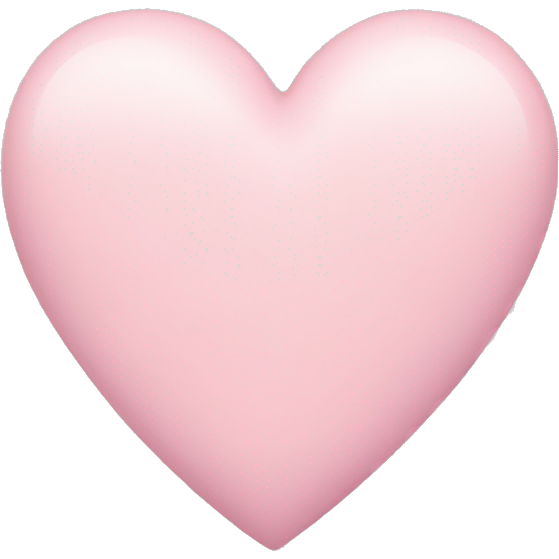 Pastel pink heart
