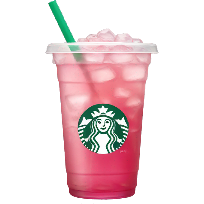 Pink iced tea Starbucks drink