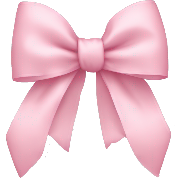 Light pink bow on light pink bow
