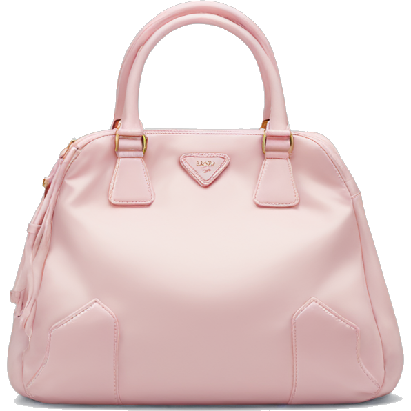 Light pink prada nylon bag small