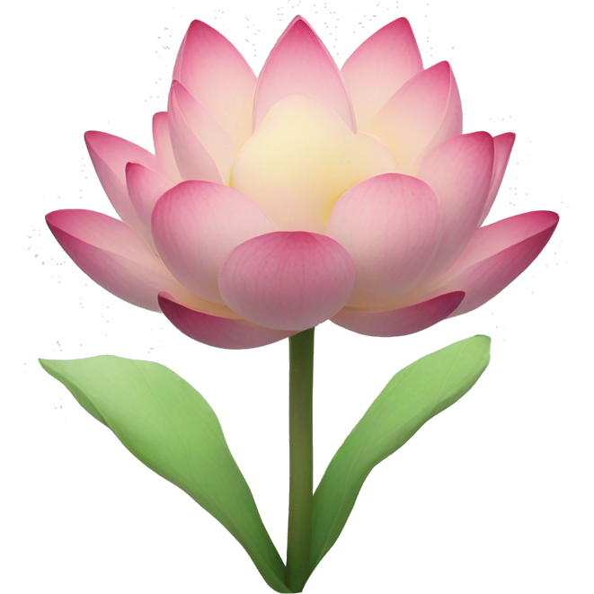 Light ink lotus flower