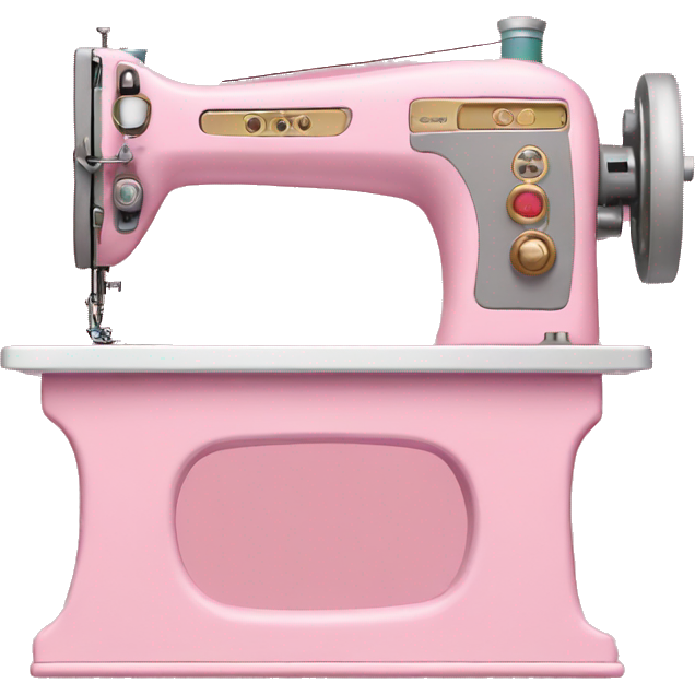 Sewing machine pink details
