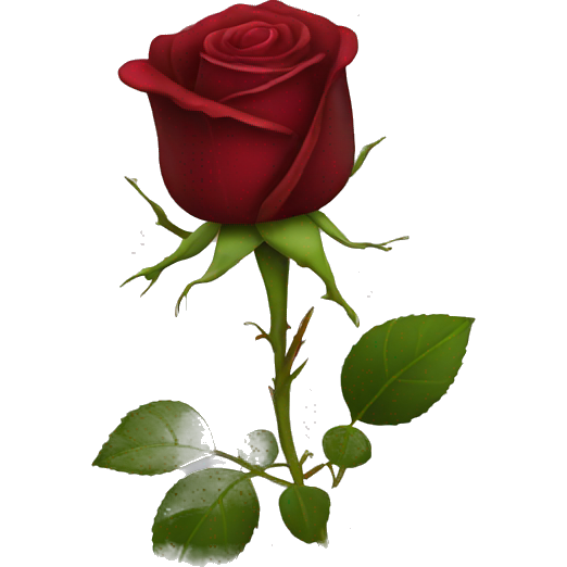 Dark red rose