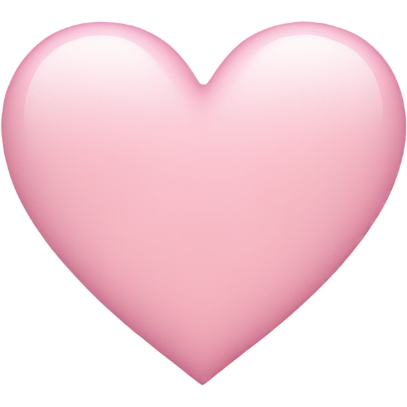 Light pink heart