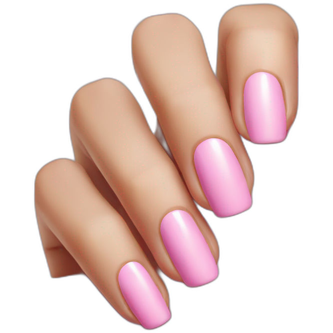 Pink nails