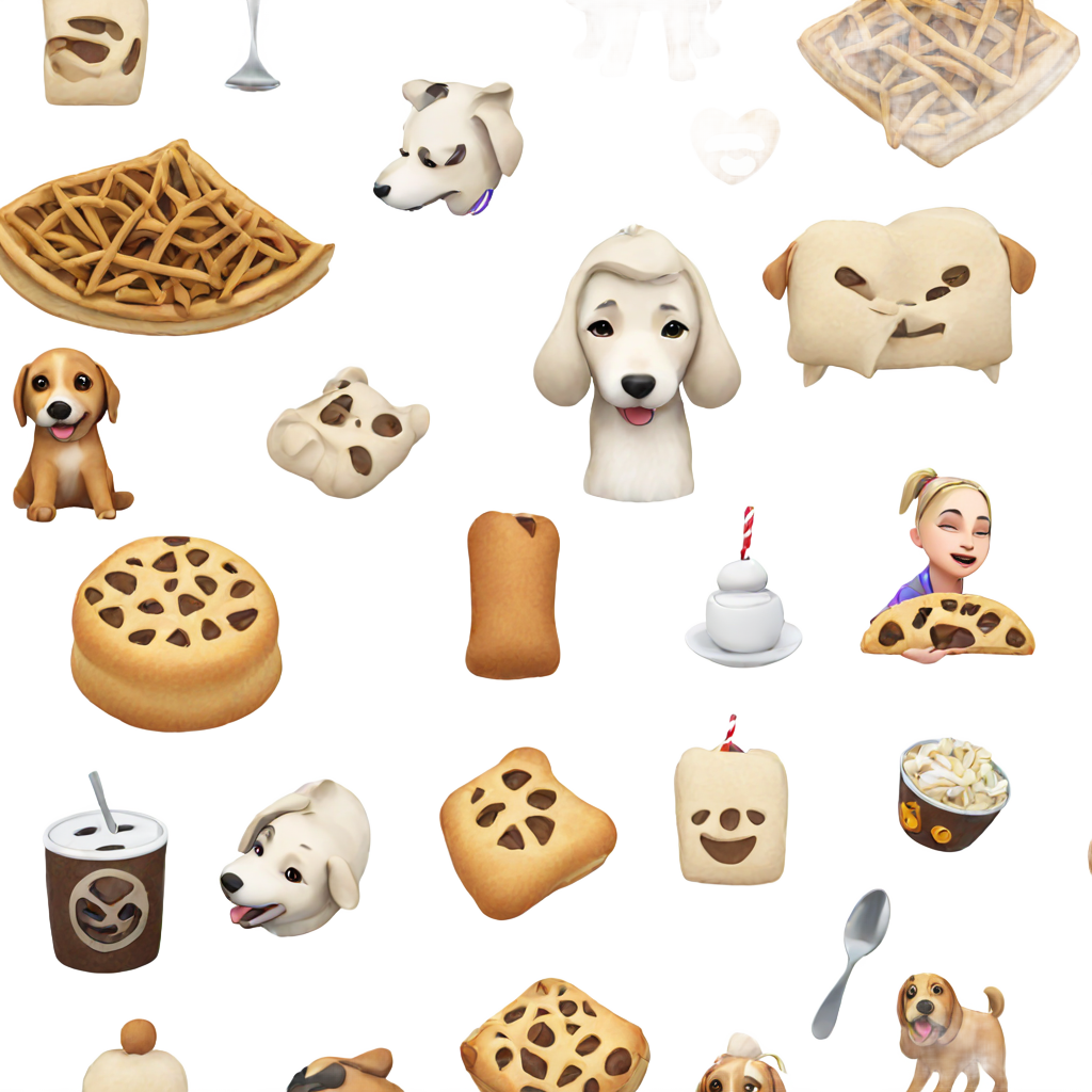 Cozy snack time with dog
