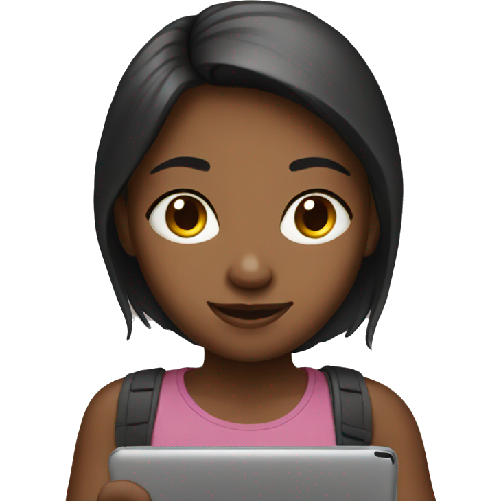 Girl with ipad