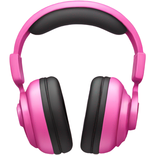 Pink headphones with pink bows