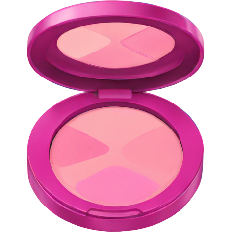 Pink makeup compact