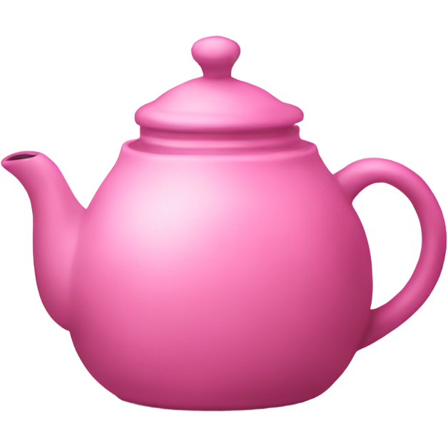 Pink tea pot
