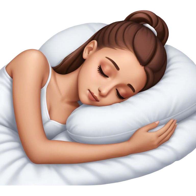 Ariana Grande sleeping