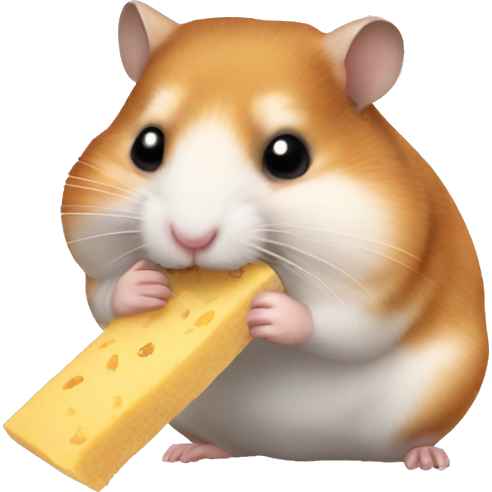 Hamster eating