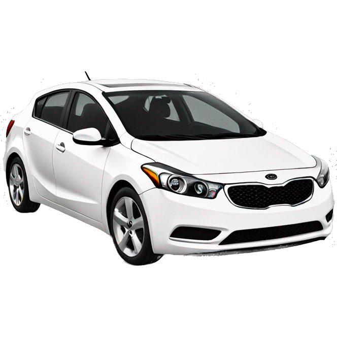 White Kia forte