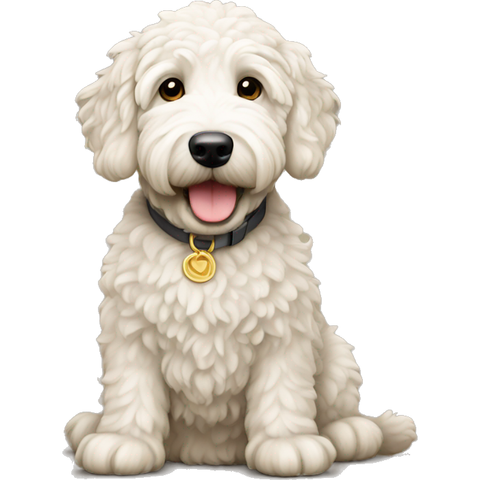 White gold golden doodle