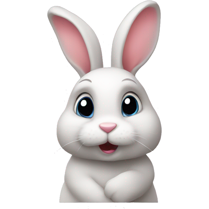 Bunny blowing kiss
