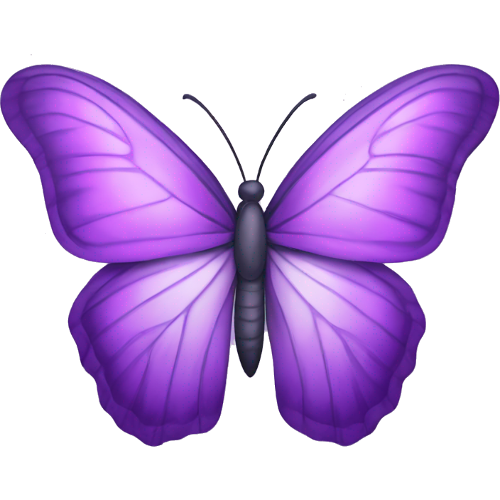 Mariposa de color morado claro