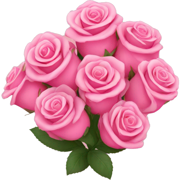 Pink roses bouquet