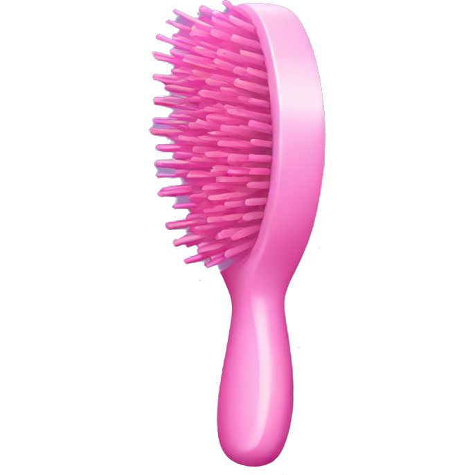 Pink hairbrush