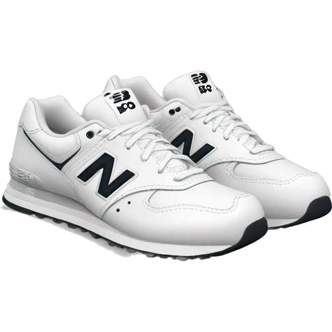 White New Balance shoes