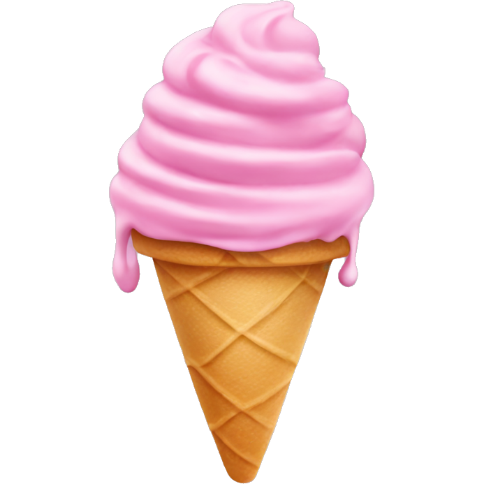 Gelato in pink