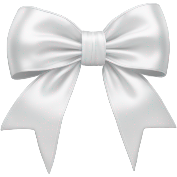White bow