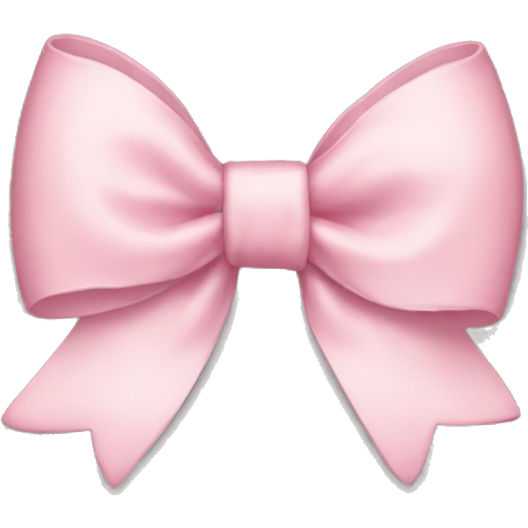 Light pink bow
