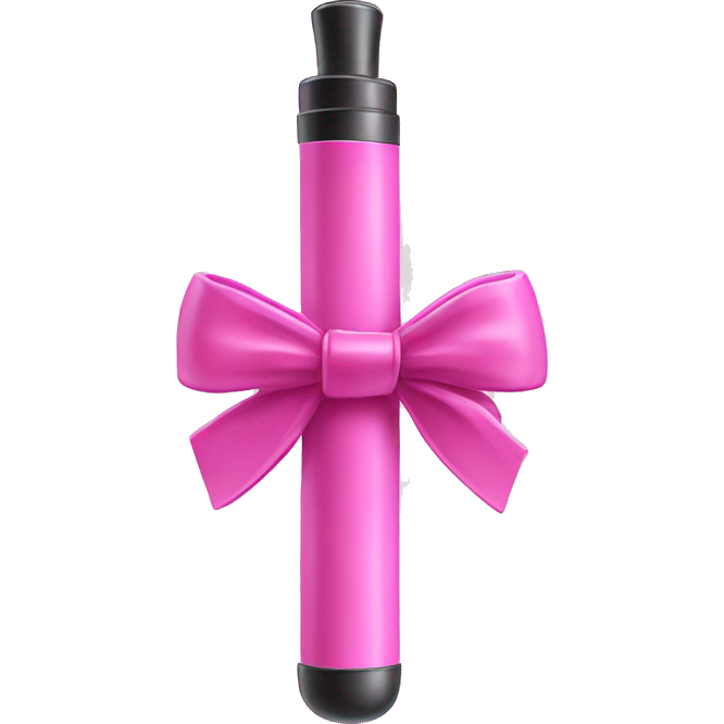 Pink vape with a pink bow