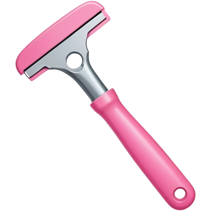 Herramienta de corte color rosa