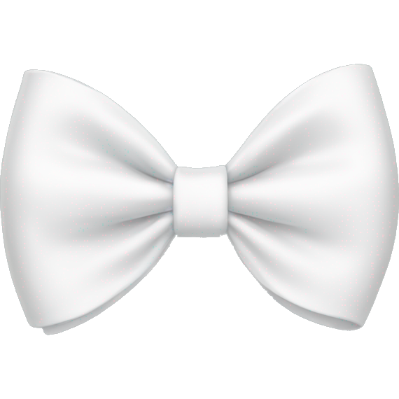 White bow emoji