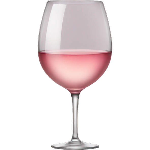 Verre de vin rose