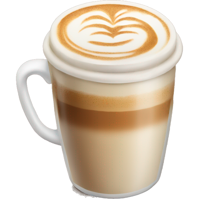 A beautiful coffee latte
