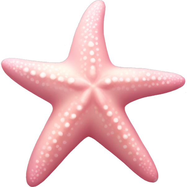 Pastel pink starfish