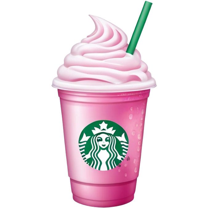 Starbucks cup pink drink with cold foam