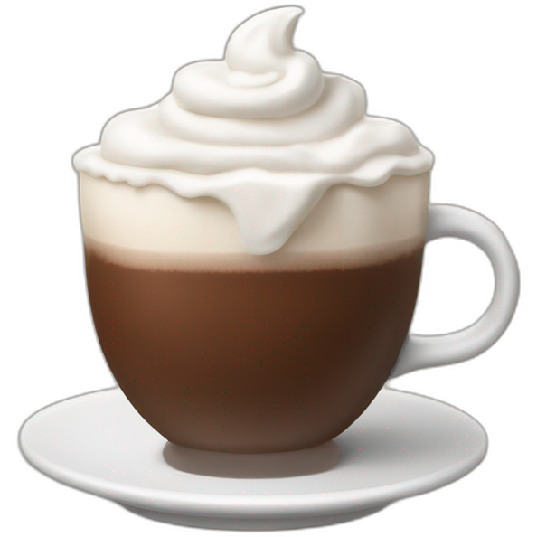 Hot cocoa with whipped cream