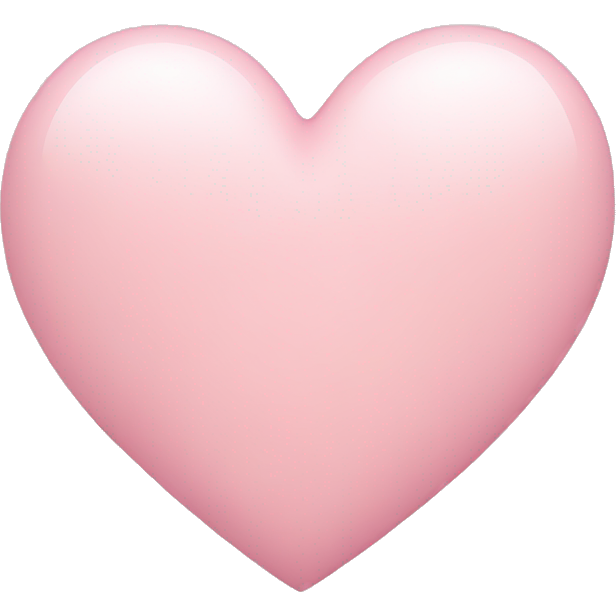 Light pink heart