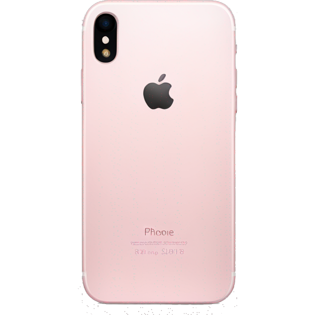 Light Pink iPhone rear view