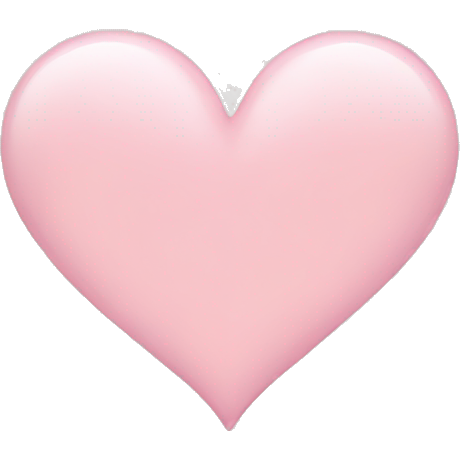 Light pink heart