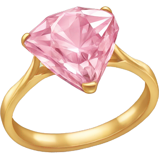 Pink diamond ring