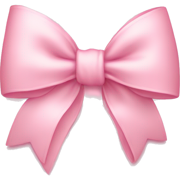 Light pink bow on light pink bow