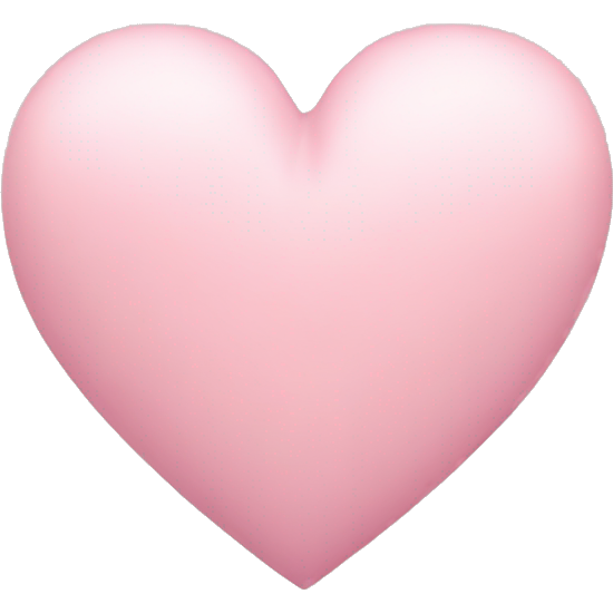 Pastel pink heart
