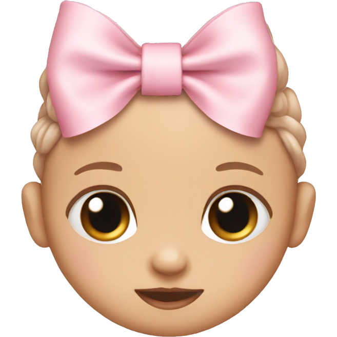 Baby pink bow