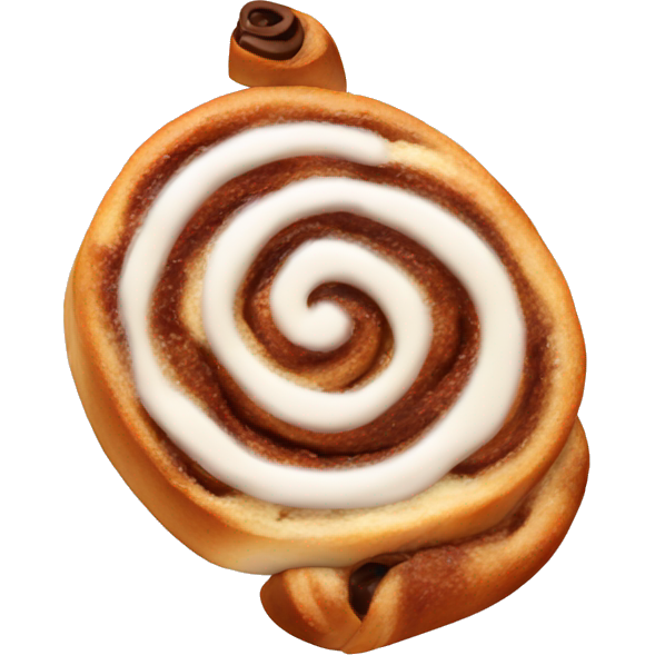 Cinnamon roll with coffee