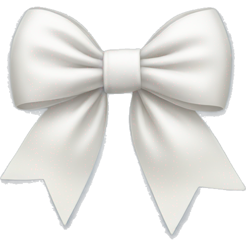 White bow