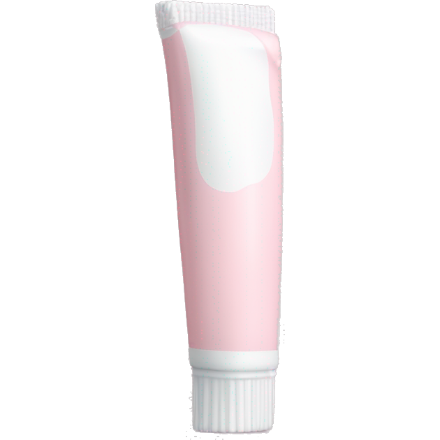 Long Pale pink toothpaste tube