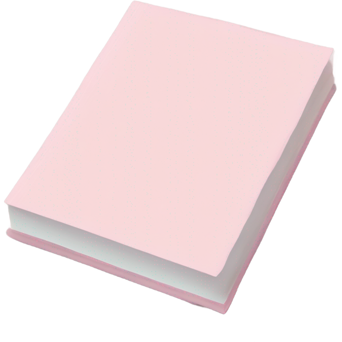 Pastel pink notepad