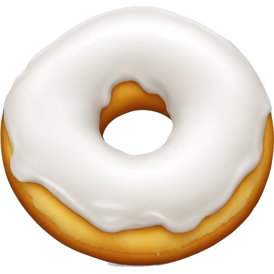 White donut
