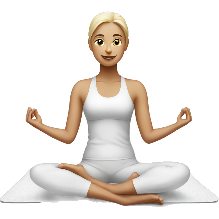 White yoga mat