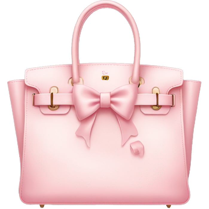 Light pink birkin bag with bow