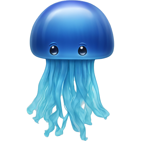 Blue jellyfish